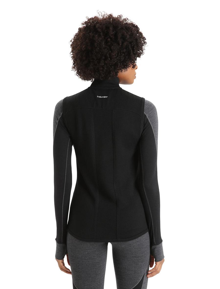 Gilet Icebreaker ZoneKnit™ Merino Insulated Femme Noir | FR 1558KORI